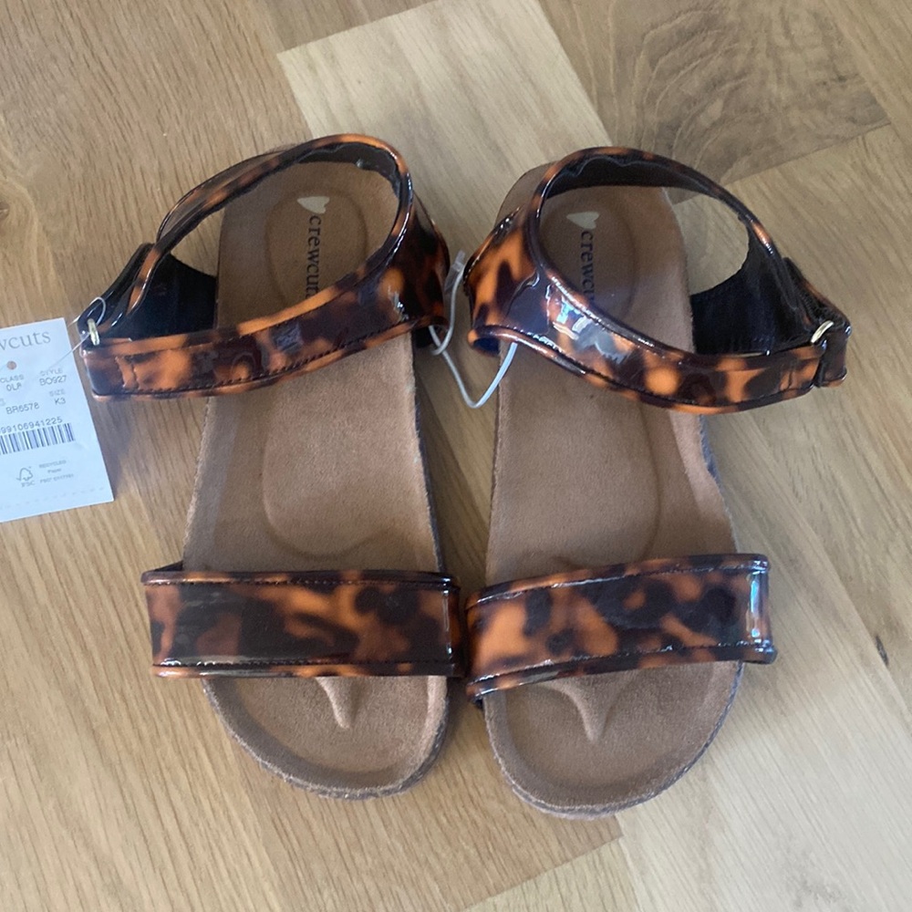 Crewcuts sandals. New with tags.